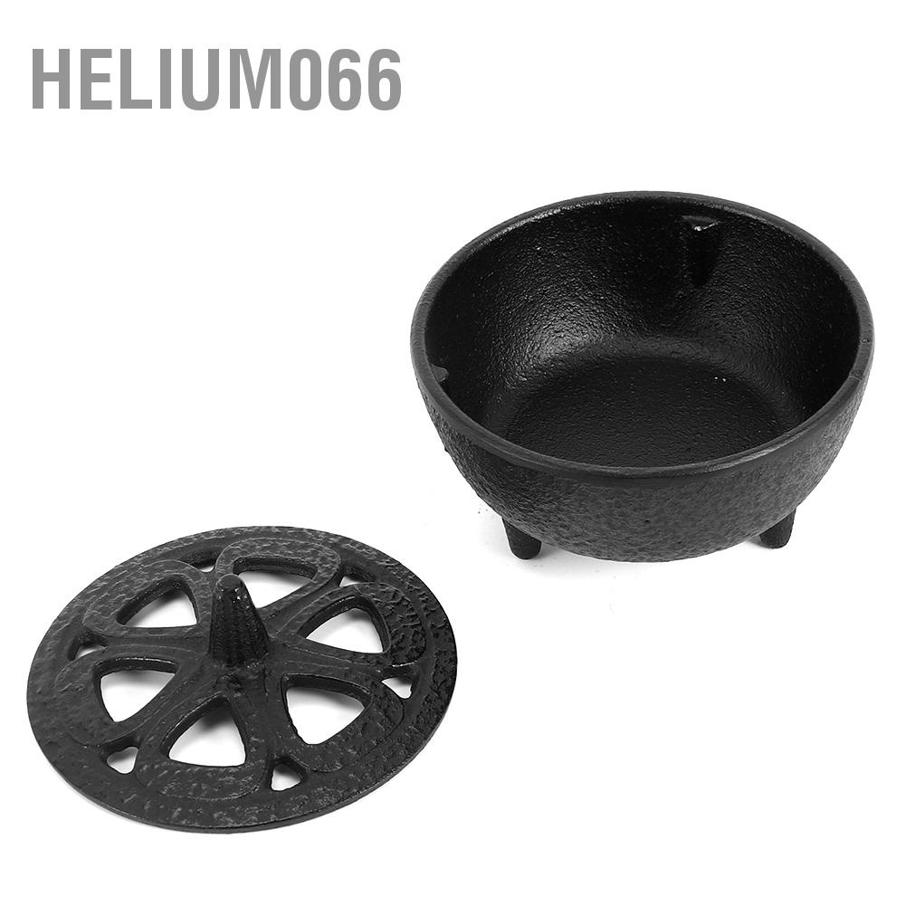 Hoa sen bằng gang ‑ Đầu đốt hương liệu có hình dạng để trang trí nội thất Helium066