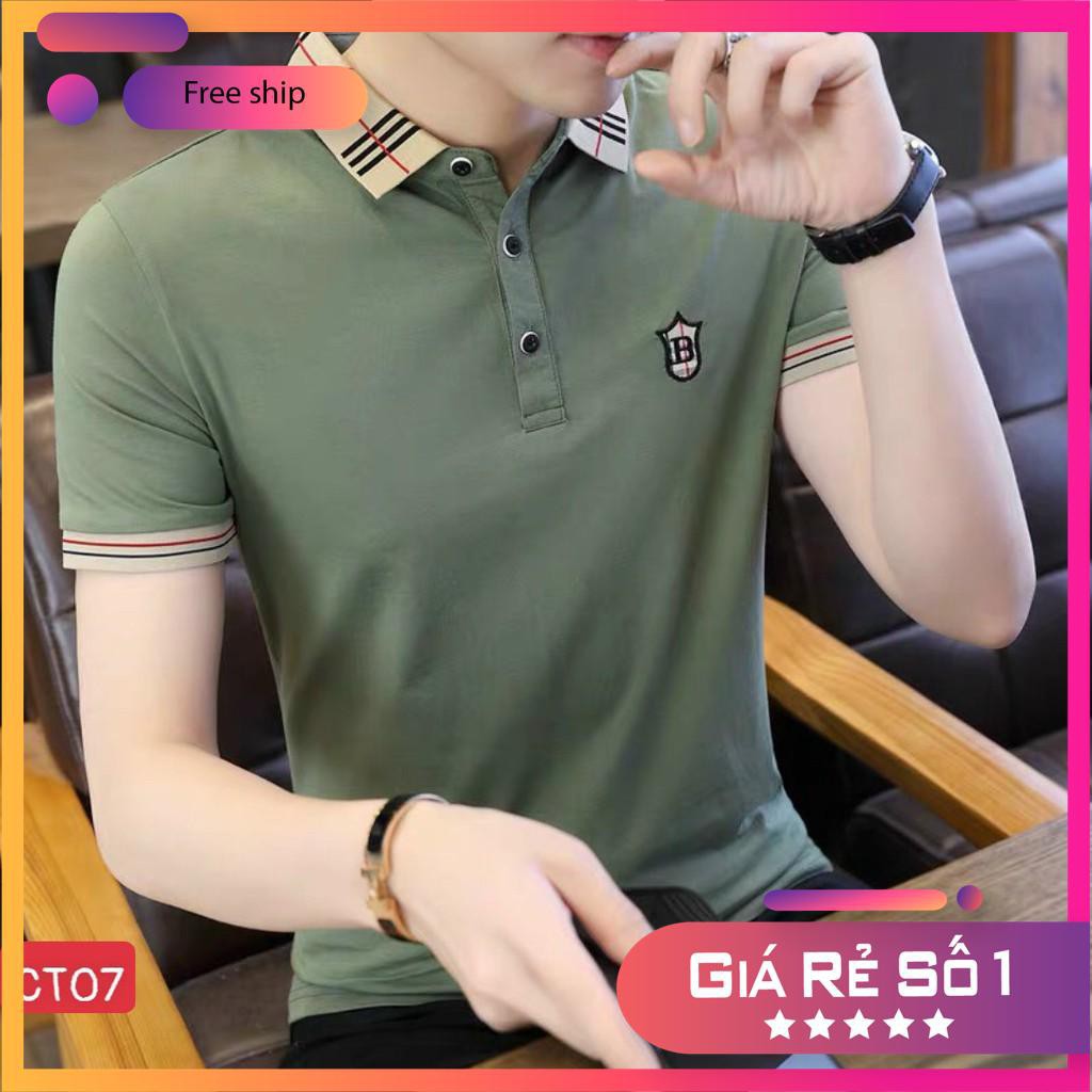 (GIÁ SIÊU RẺ) 🔥HOT🔥 5 MẪU ÁO THUN CỔ VIỀN LOGO TRẺ TRUNG CÁ TÍNH NĂNG ĐỘNG