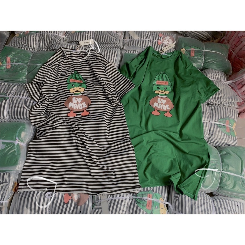 Đầm vịt xuông túi cạnh