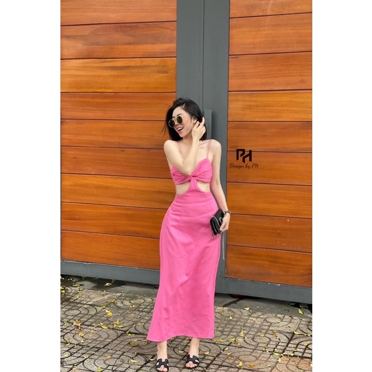 Váy 2s xoắn ngực cut out | BigBuy360 - bigbuy360.vn