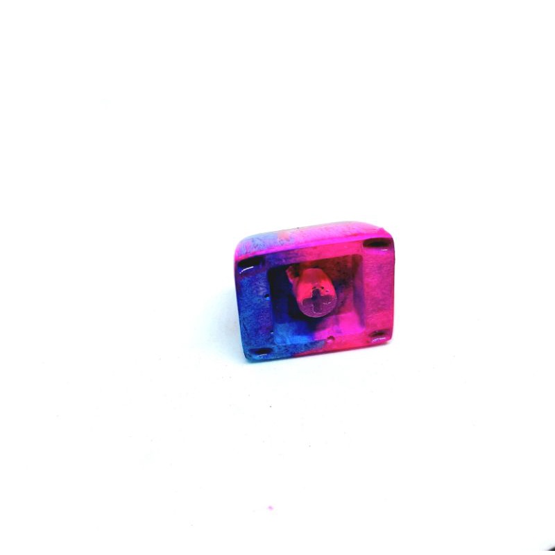 Keycap resin cá koi mini 1.25u tone xanh hồng trang trí bàn phím cơ gaming