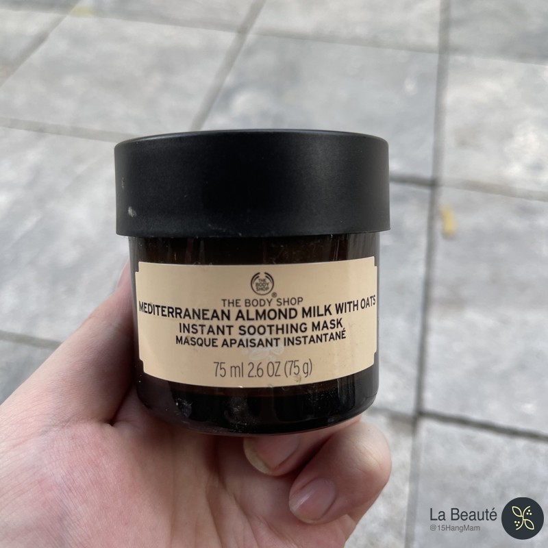 Mặt Nạ Dành Cho Da Nhạy Cảm - The Body Shop Mediterranean Almond Milk With Oats Instant Soothing Mask 75ml