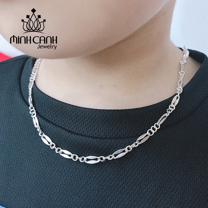 Dây Chuyền Bạc Ta Cho Bé Trai MCJTE185 - Minh Canh Jewelry