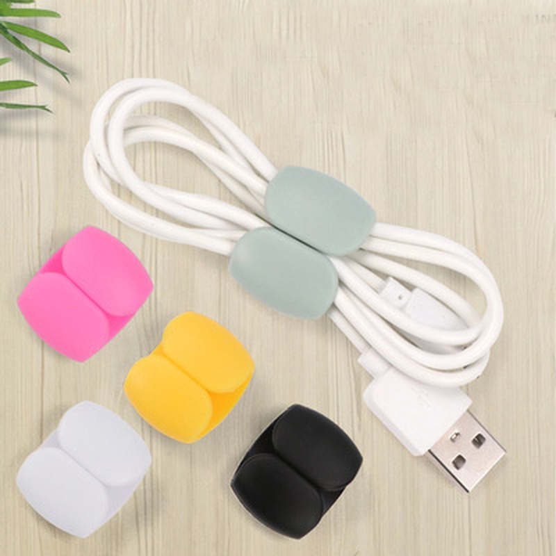 Giao hàng nhanh chóng: quản lý cáp cáp khóa lưu trữ cáp silicon cho quản lý cáp / cáp sạc tai nghe