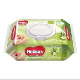 Khăn ướt Huggies không mùi 64 miếng