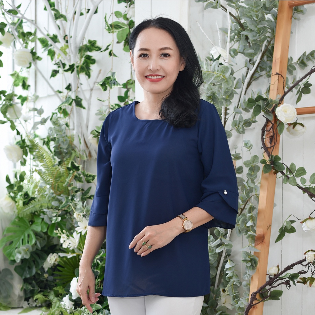 Madam Sotoni - Thời trang trung niên - Áo kiểu nữ trung niên - TXDG1008