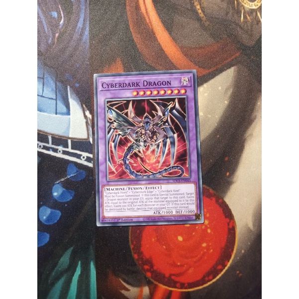 Thẻ bài Yugioh chính hãng Cyberdark Dragon - SDCS-EN045 - Common 1st Edition
