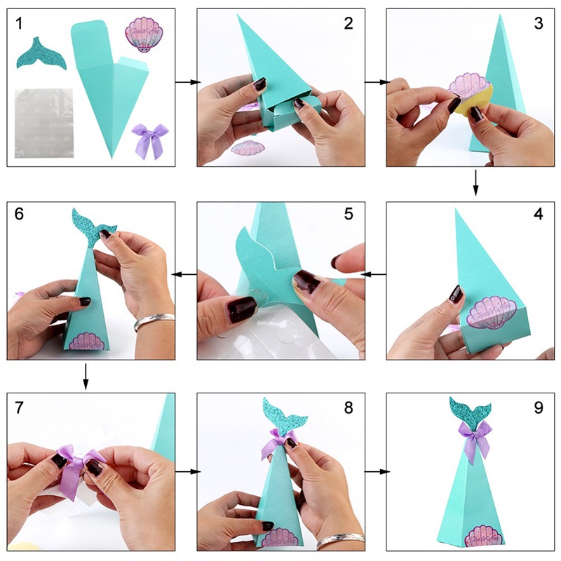 Túi Đựng Kẹo Hình Nàng Tiên Cá