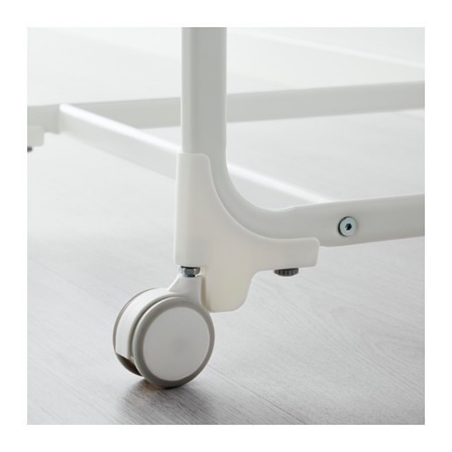 Bộ bánh xe 4 c/Castor, white IKEA