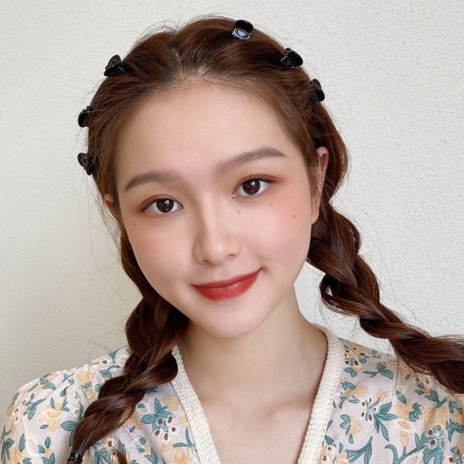 Kẹp Tóc Mini Màu Đen Thời Trang Mùa Hè 2022 Cho Nữ