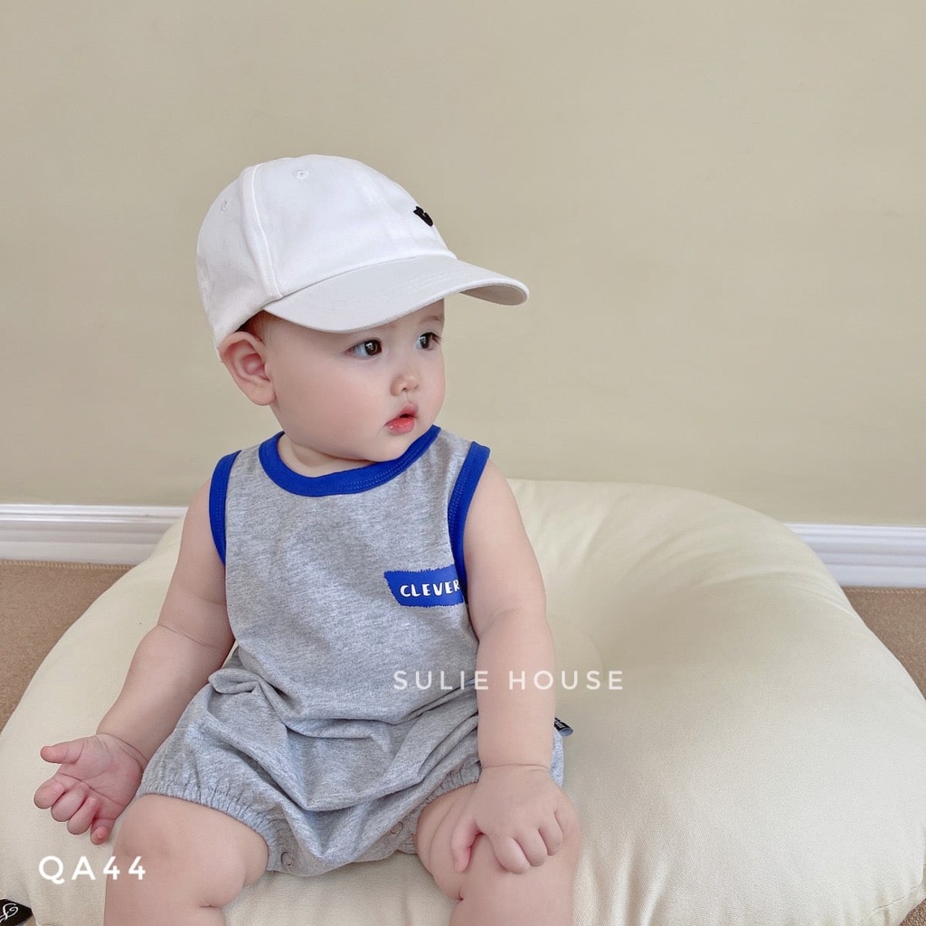 Body gile xám viền xanh - QA44