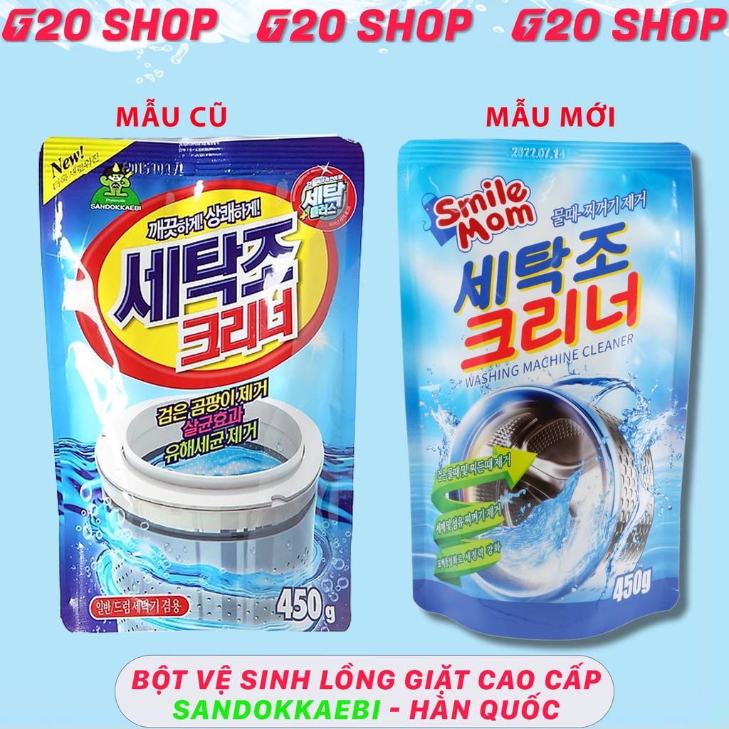  Bột tẩy lồng vệ sinh máy giặt Hàn Quốc Sandokkaebi NPP chính hãng G20SHOP