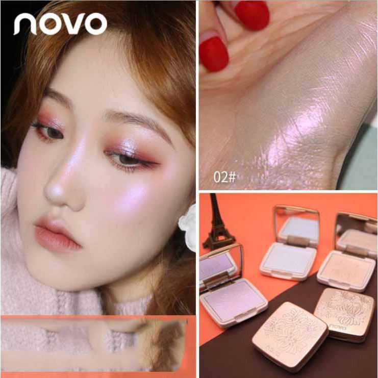 [Hàng mới về] Phấn highlight trang điểm lâu trôi bắt sáng da không thấm nước