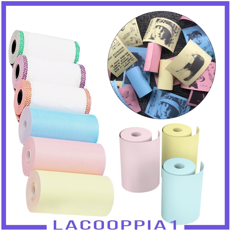 [LACOOPPIA1] 2.17x1.18in Colorful Thermal Printer Paper for Paperang P1 P2
