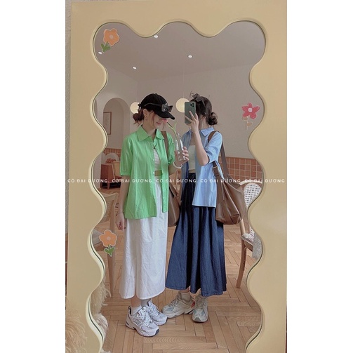 sơ mi trơn tay chun 6142