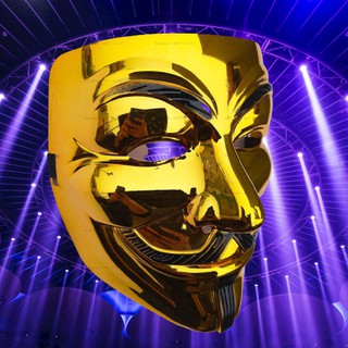 MẶT NẠ HACKER VÀNG KIM,VÀNG BÓNG-MẶT NẠ VENDETTA MẪU MỚI 2020