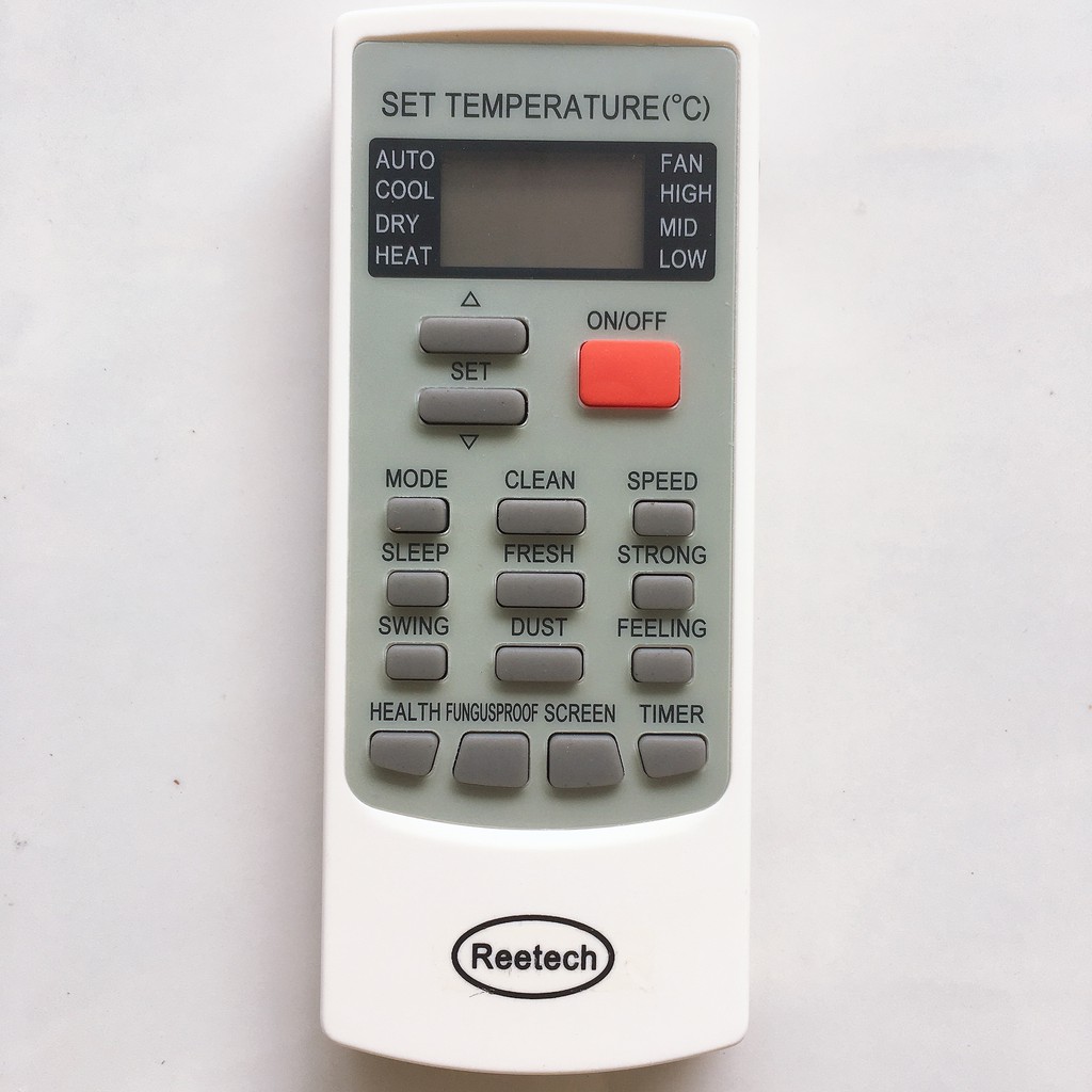 Remote máy lạnh Reetech [TẶNG KÈM PIN] Điều khiển điều hòa Reetech, các mẫu này dùng chung được