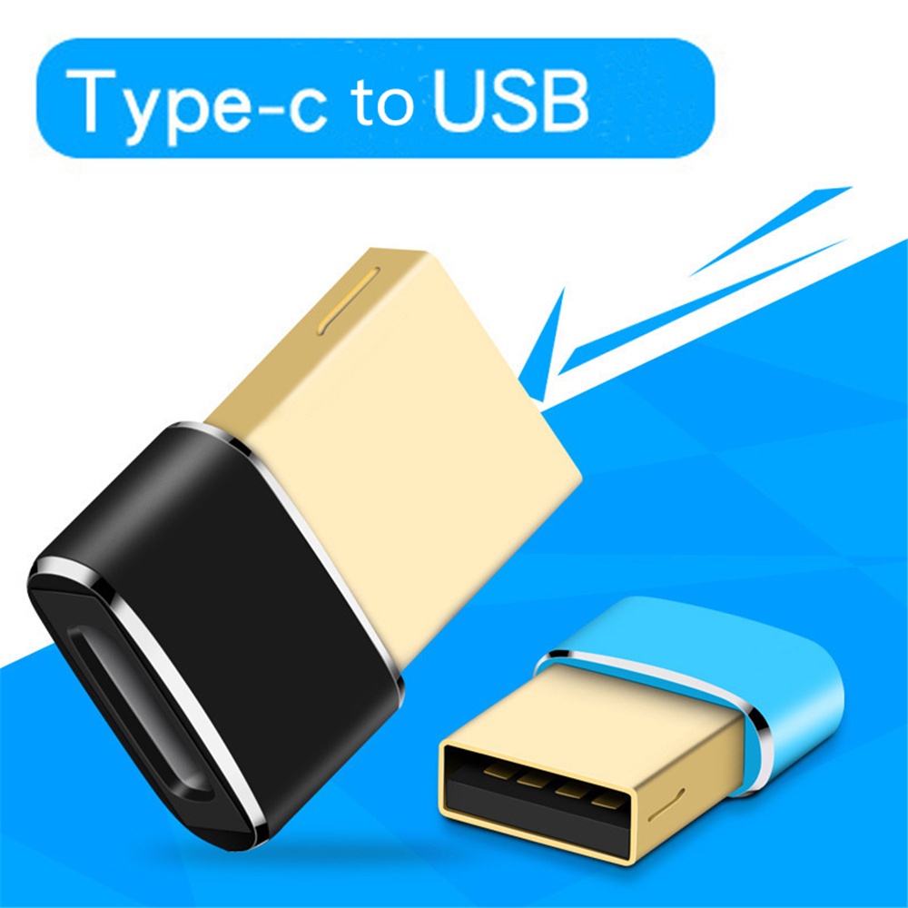 Đầu chuyển đổi OTG hợp kim USB sang MICRO USB TYPE C với nhiều màu sắc tùy chọn | BigBuy360 - bigbuy360.vn