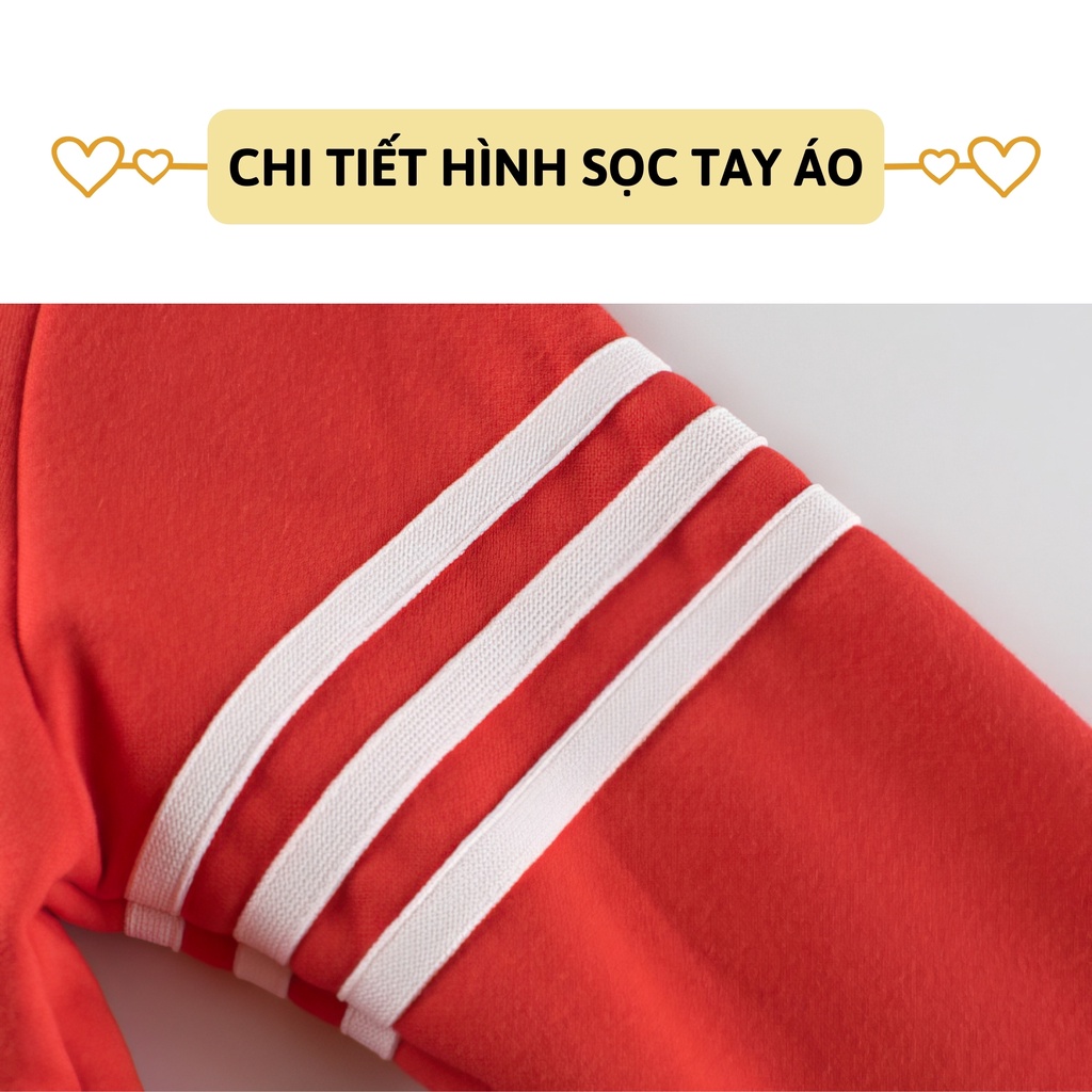Áo khoác nỉ bé trai bé gái dài tay 27Kids 27Home áo da cá lót lông nam nữ cho trẻ từ 2-10 tuổi GLCO1