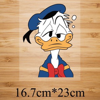 Hình ủi áo decal chuyển nhiệt - mẫu ''vịt đô nan''