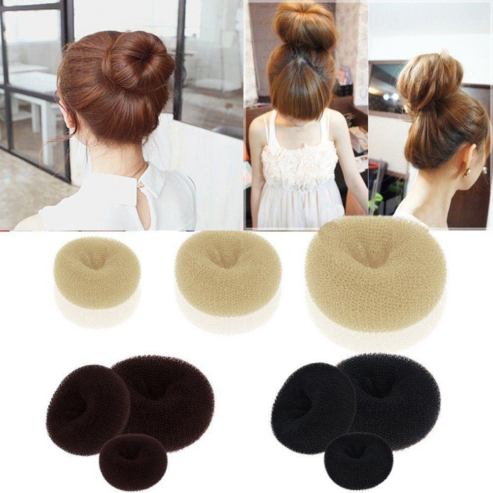 LILYES Mút Xốp Tạo Kiểu Tóc Dễ Thương 3 Màu Và 3 Kích Cỡ Dành Cho Bạn Gái