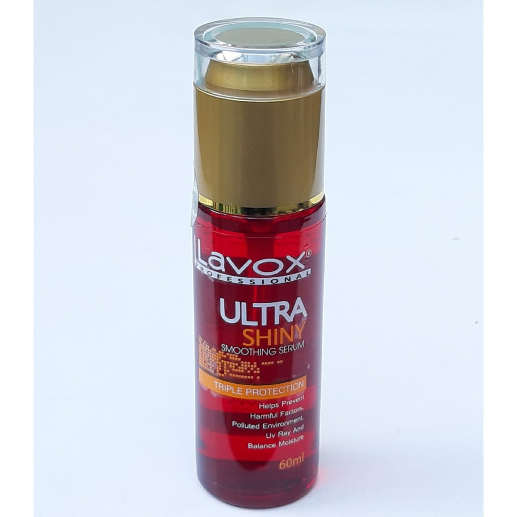 Serum tóc huyết thanh Lavox Ultra Shiny 60ml phục hồi dưỡng bóng tóc hư tổn