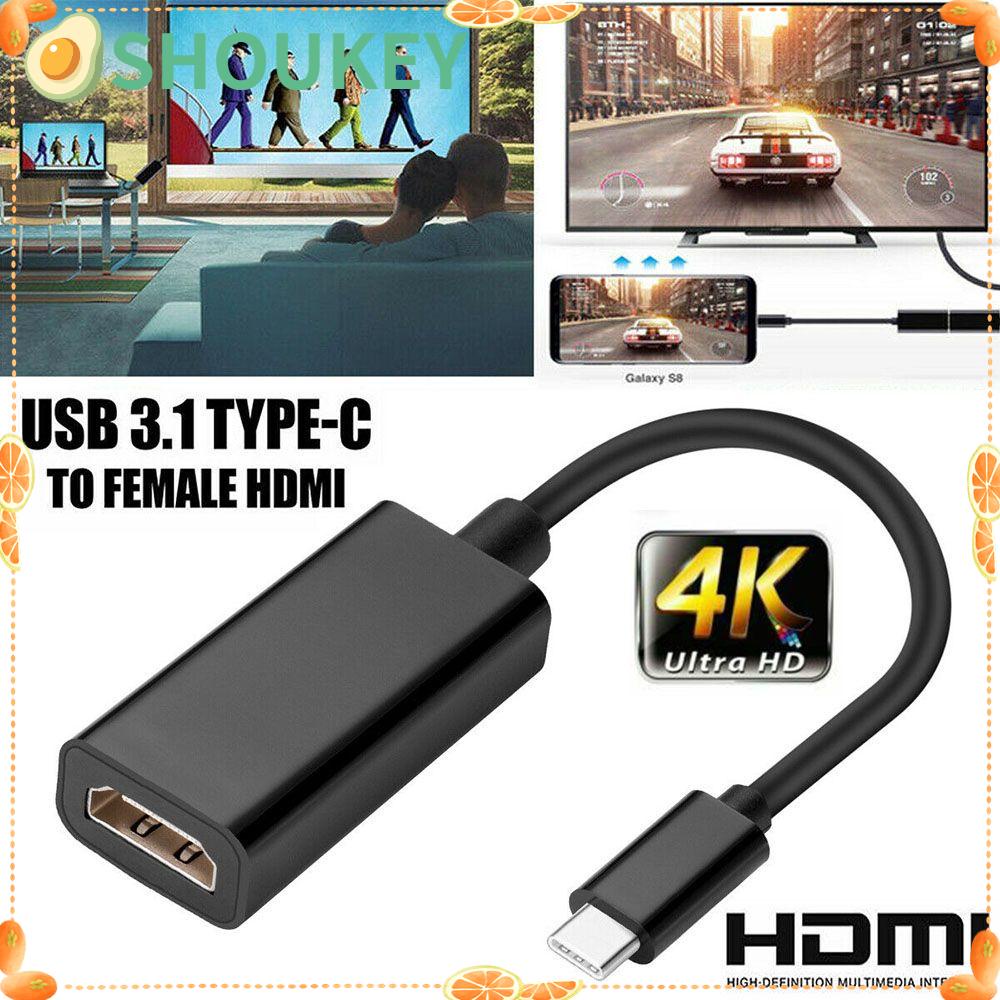 Cáp Chuyển Đổi 4K HD TV Cho Điện Thoại Notebook USB C 3.1 SB-C Type C Sang HDMI 4K HD