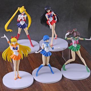 Set 5 Mô Hình Đồ Chơi Nhân Vật Trong Phim Hoạt Hình "Sailor Moon"