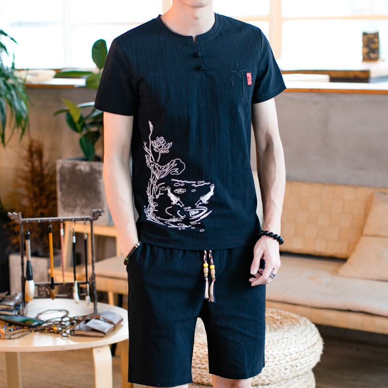 [[DUY NHẤT HÔM NAY]] sale giá cực sốc tri ân khách hàng. ĐŨI TỰ NHIÊN mặc vào thoải mái vô cùng s/p THÊU HOA SEN | BigBuy360 - bigbuy360.vn