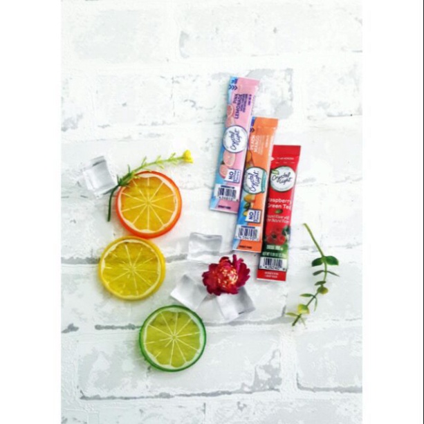 Crystal light gói pha nước vị trái cây rất ngon