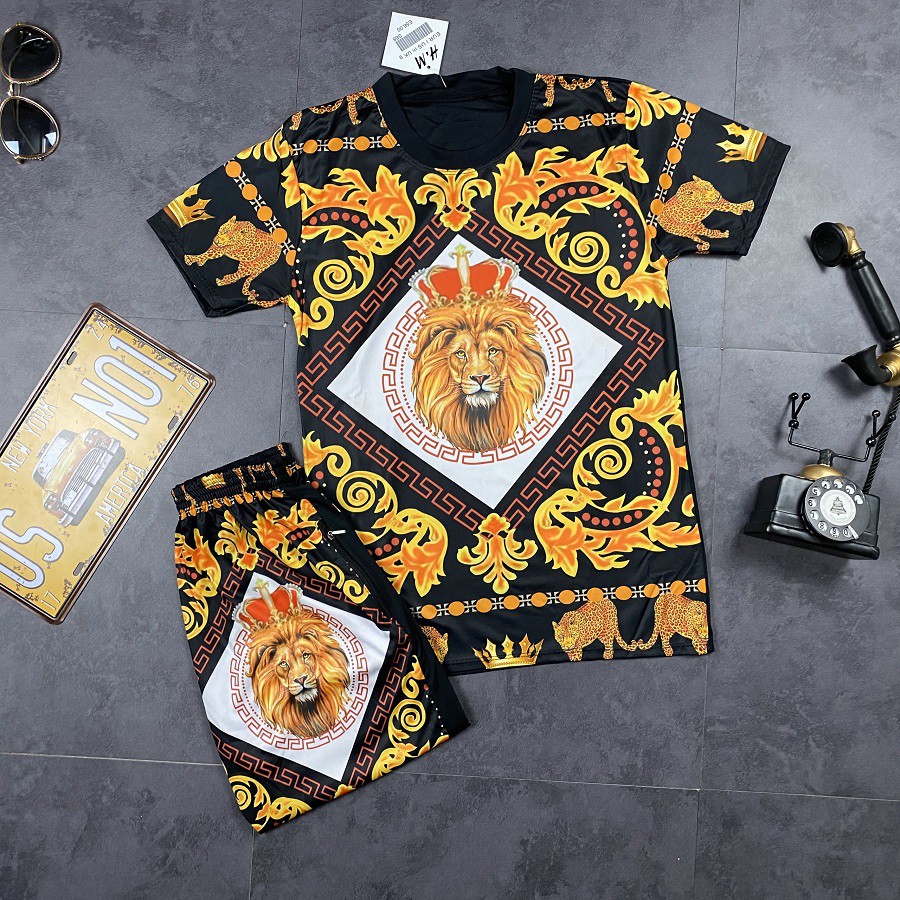 SET BỘ QUẦN ÁO THỂ THAO THUN LẠNH, SET BỘ ÁO NAM TAY LỠ chất liệu thun lạnh mền mịn in Vua Sư Tử Đủ Size BN44 | BigBuy360 - bigbuy360.vn