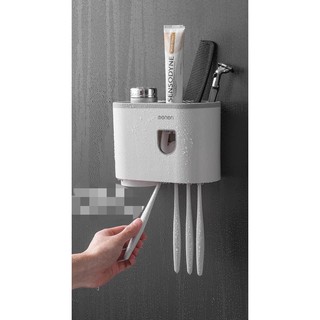 Nhả Kem Đánh Răng Cao cấp ECOCO (kiêm đựng bàn chải), Menon 4 cốc