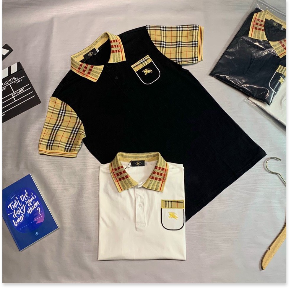 Áo Thun Nam Ngắn Tay Có Cổ Vải Cotton Chất Lượng Cao, Uy Tín HP