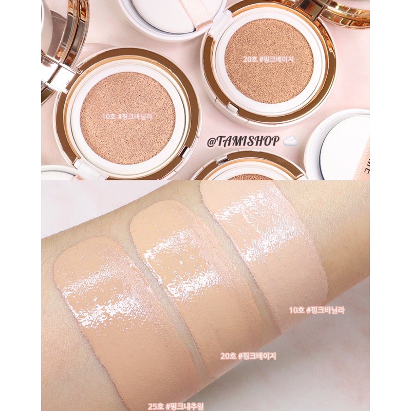 Phấn Nước Lime Real Cover Pink / V Collagen Ample Cushion Spf50+ / Pa+++