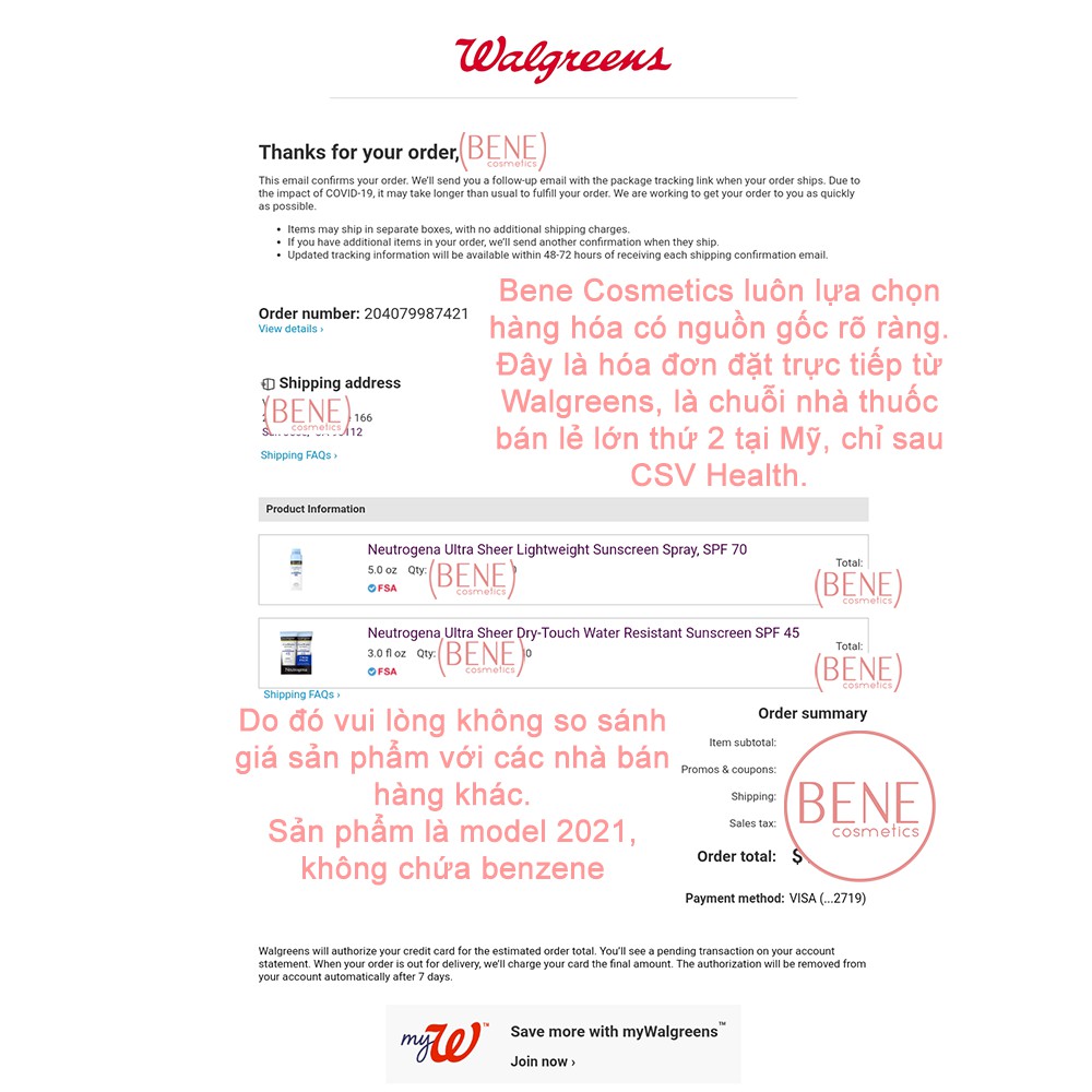 [New Arrival Hè 2021] Kem Chống Nắng Kiềm Dầu Kháng Nước Neutrogena Ultra Sheer Dry Touch SPF 45 | BigBuy360 - bigbuy360.vn