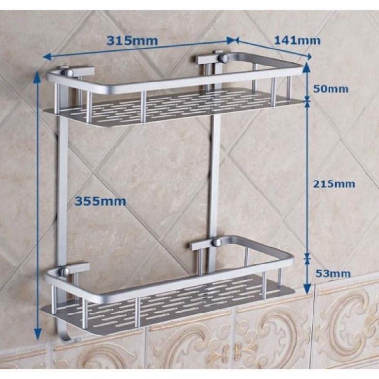 SALE KỆ NHÀ TẮM 2 TẦNG INOX TIỆN DỤNG