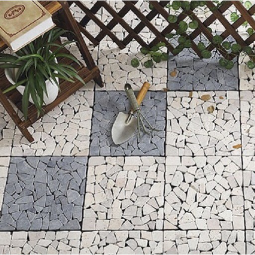 Sàn vỉ đá tự nhiên trang trí ngoài trời cao cấp/ KT 30x30cm