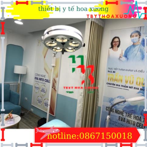 Đèn Mổ Di  Động 5 Bóng LED Hàng Cao Cấp