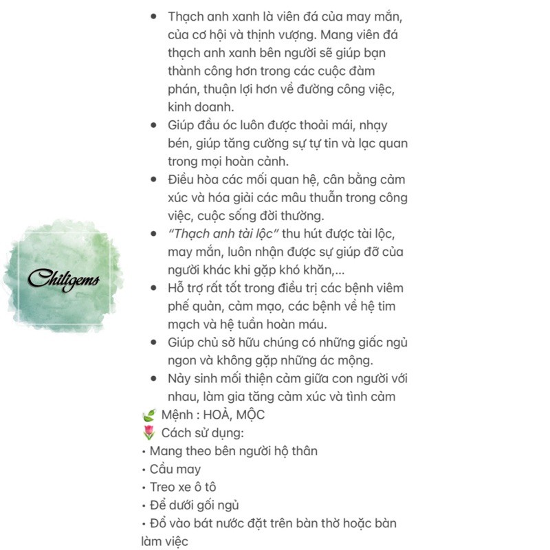 Hũ Thạch Anh Xanh Lá