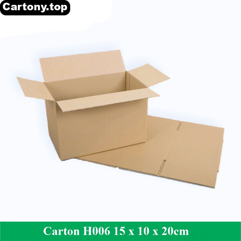 Hộp carton vừa 15 x 10 x 20 cm