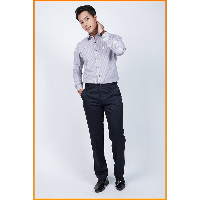 Quần kaki nam Merriman mã THMK022 chống nhăn màu Navy