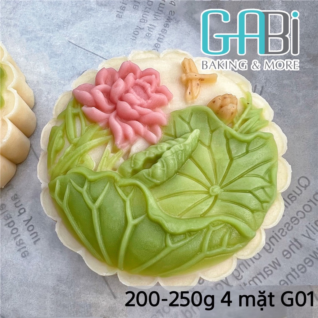 Khuôn bánh 200-250g trung thu 2022 (nhiều mẫu)