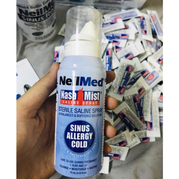  Xịt mũi Neilmed NasaMist 75g (Bình tách set) | BigBuy360 - bigbuy360.vn