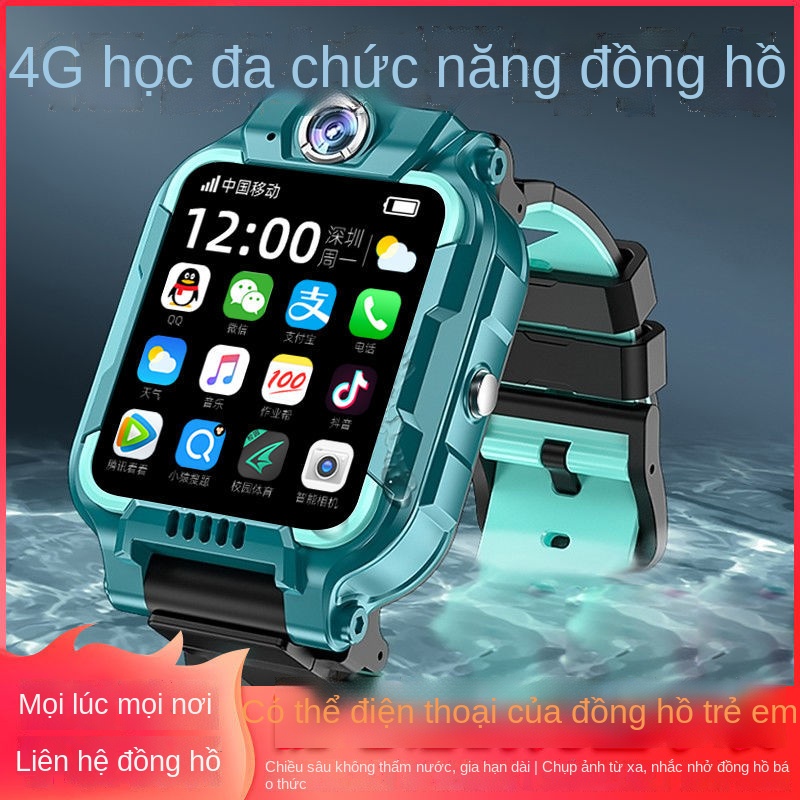 ✳▫▩Tiểu học thiên tài định vị điện thoại đồng hồ đa chức năng di động cuộc sống chống nước và rơi trẻ em thông minh đàn