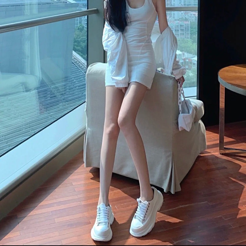 Hàng Có Sẵn Giày Thể Thao Canvas Đế Dày Tăng Chiều Cao Phong Cách Mới Cho Nữ
