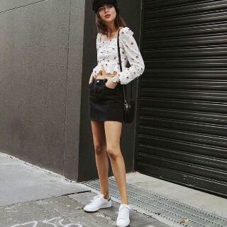 Áo peplum croptop