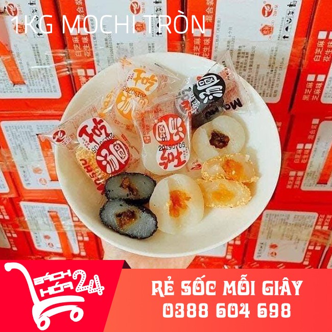 1kg mochi tròn 4 vị đài loan