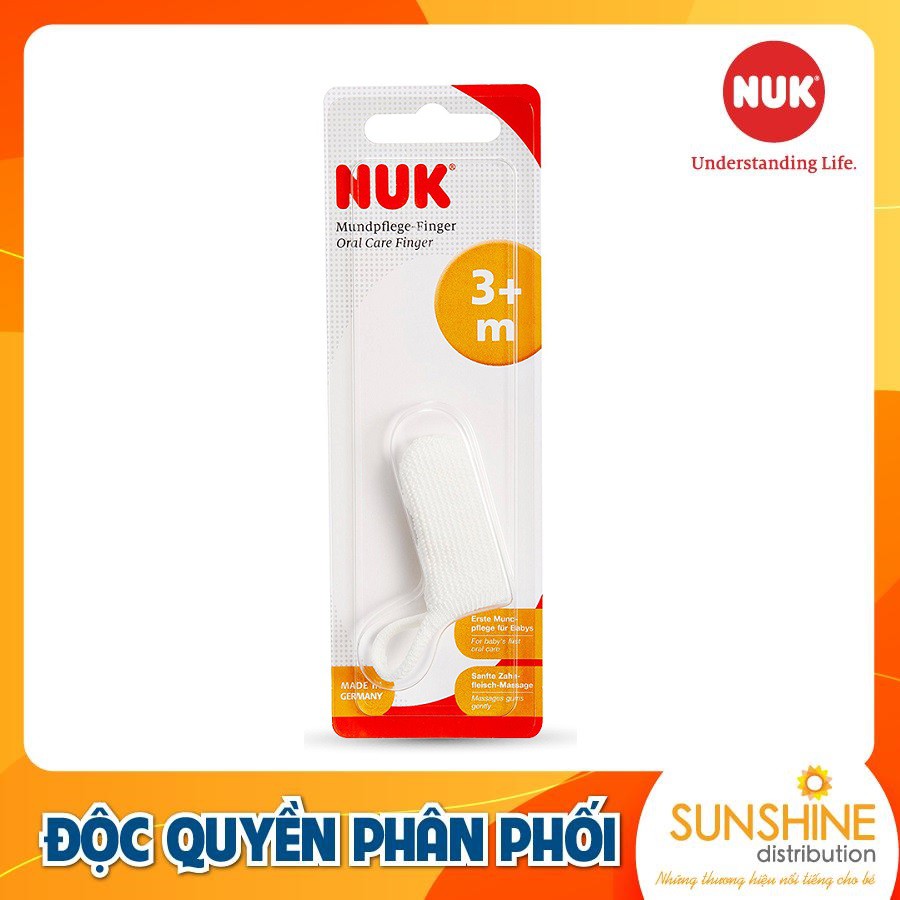 Rơ lưỡi NUK chuẩn OeKO Tex 100 ion bạc kháng khuẩn siêu mềm