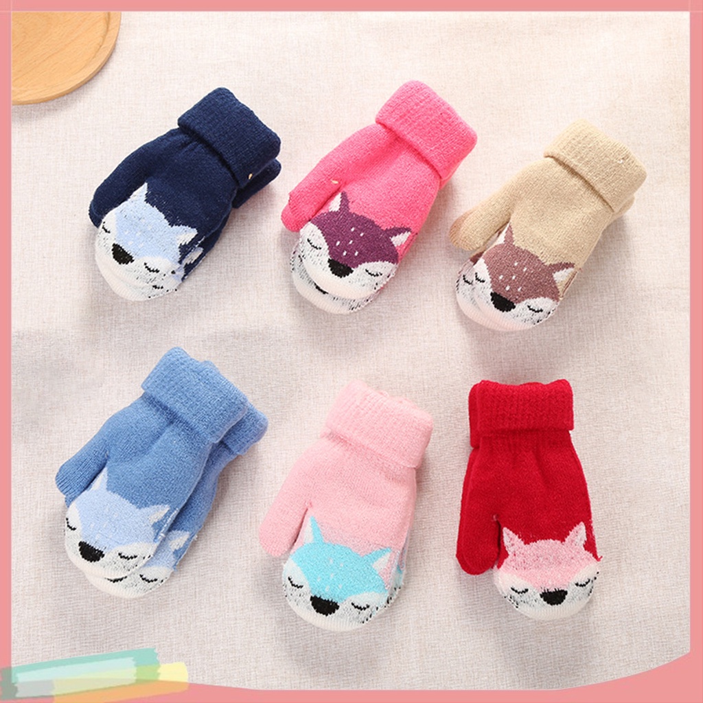Găng Tay Con Cáo Giả Mềm Dễ Thương Cho Bé