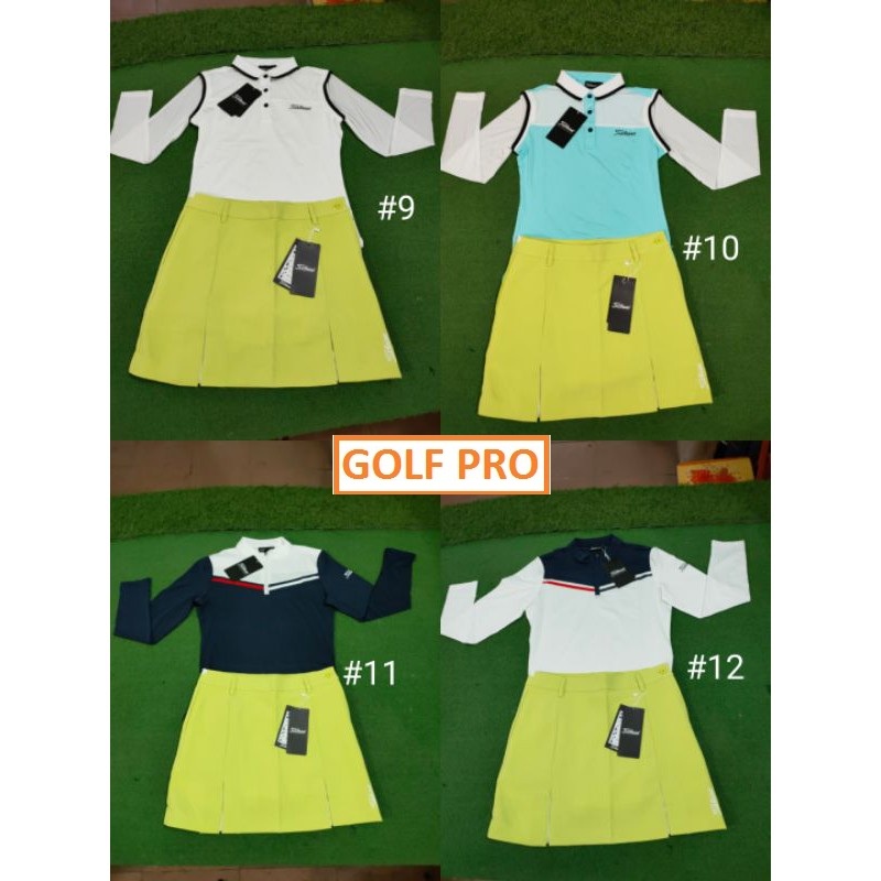 Set chân váy và áo golf nữ Titleist thời trang thể thao cao cấp AV008